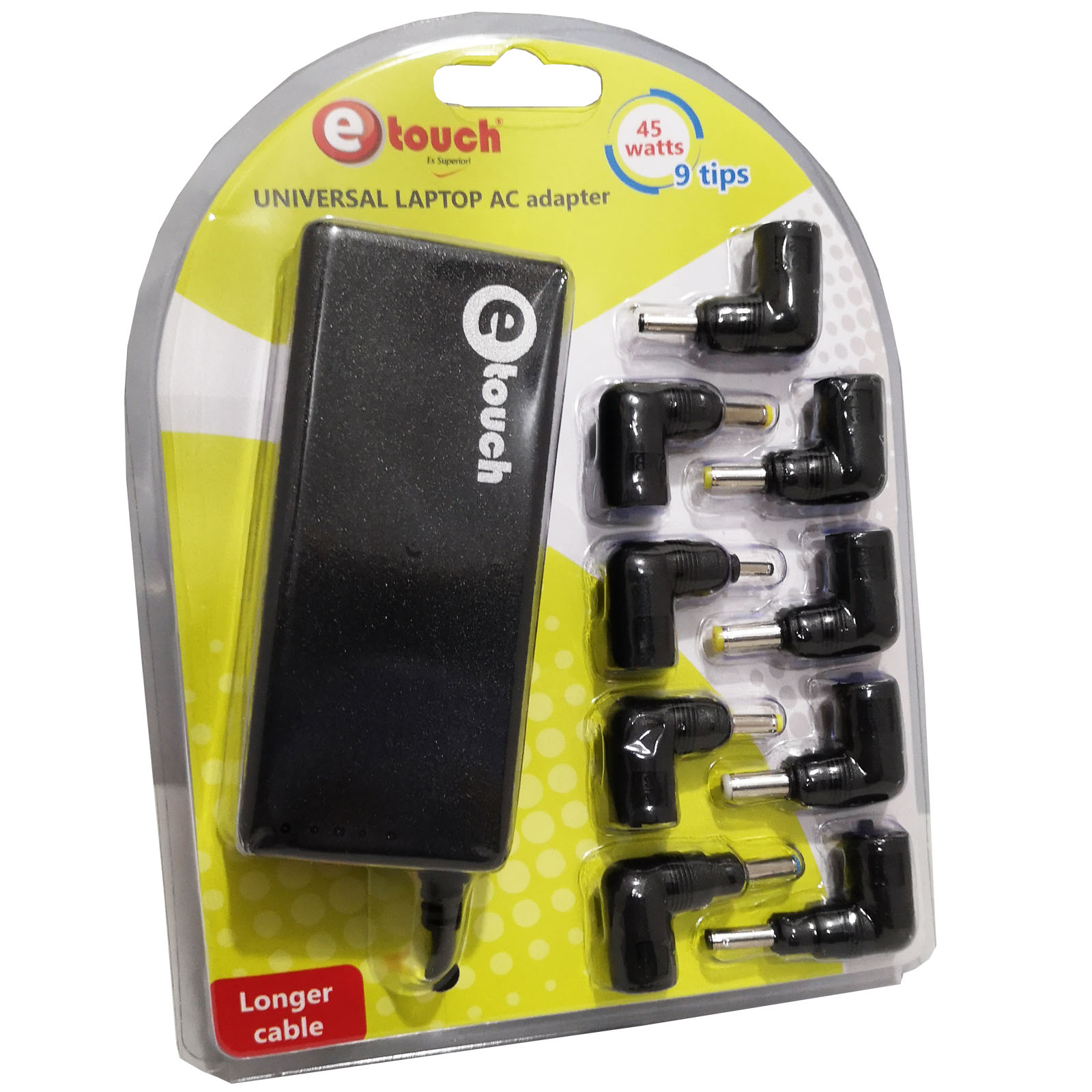 Cargador universal para laptop, de 45 W Com-031